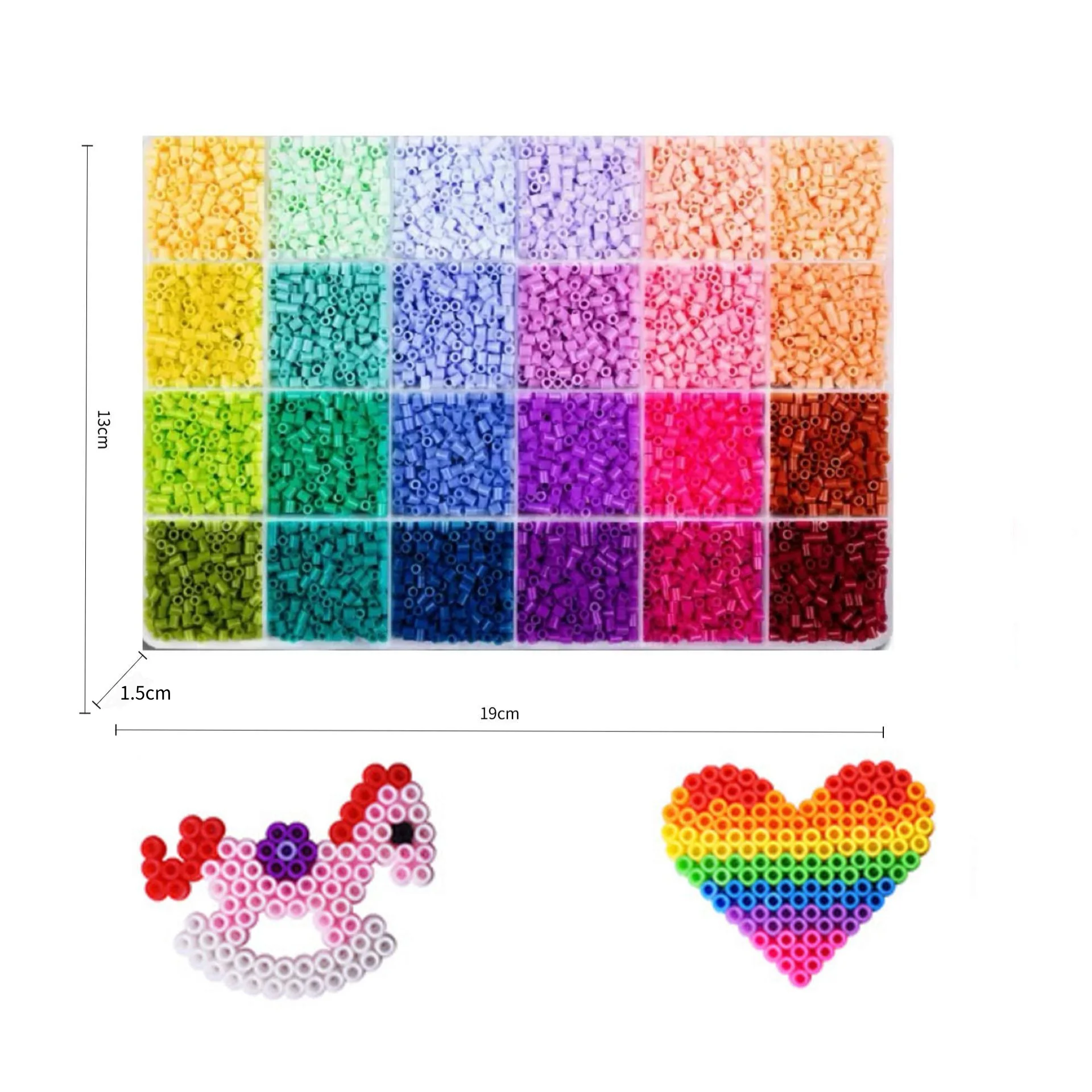 14000PCS Zekering Kralen Doos Pixel Puzzel Ijzeren Kralen Voor Kinderen Strijken Kralen DIY Vroege Onderwijs Ambachtelijke Speelgoed Accessoire kralen refill pack