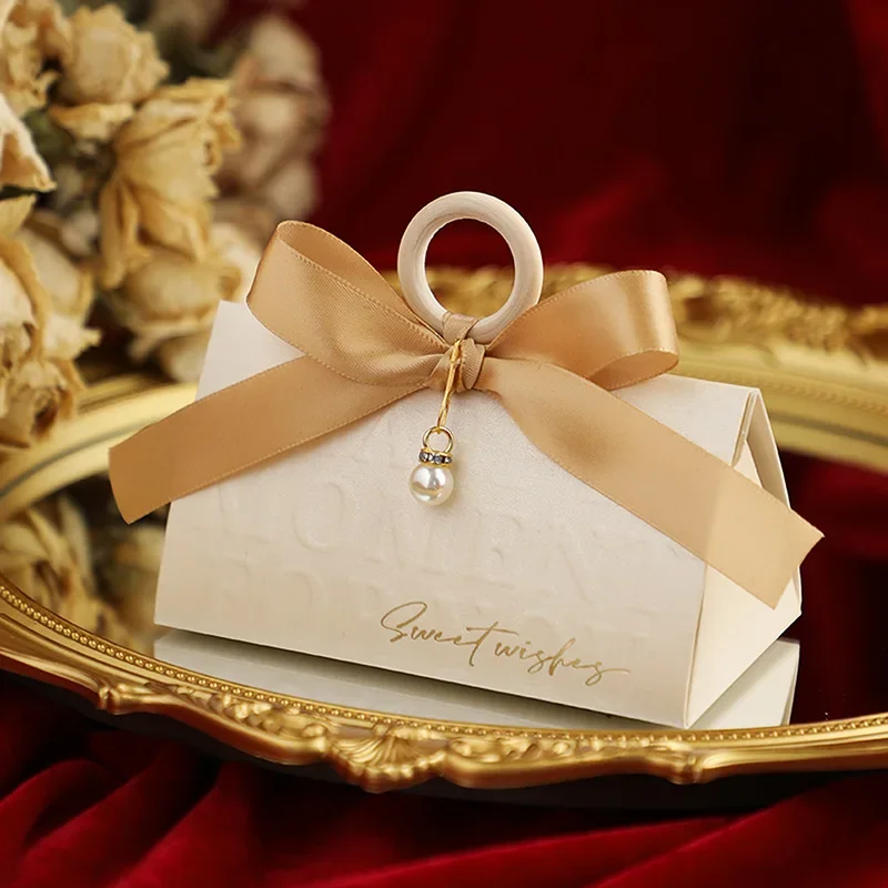 5 Stück Geschenktüten Hochzeitsdekoration Dankeschön-Geschenktütenbox für Gäste Hochzeit Babyparty Geburtstagsfeier Zubehör – Detail 8