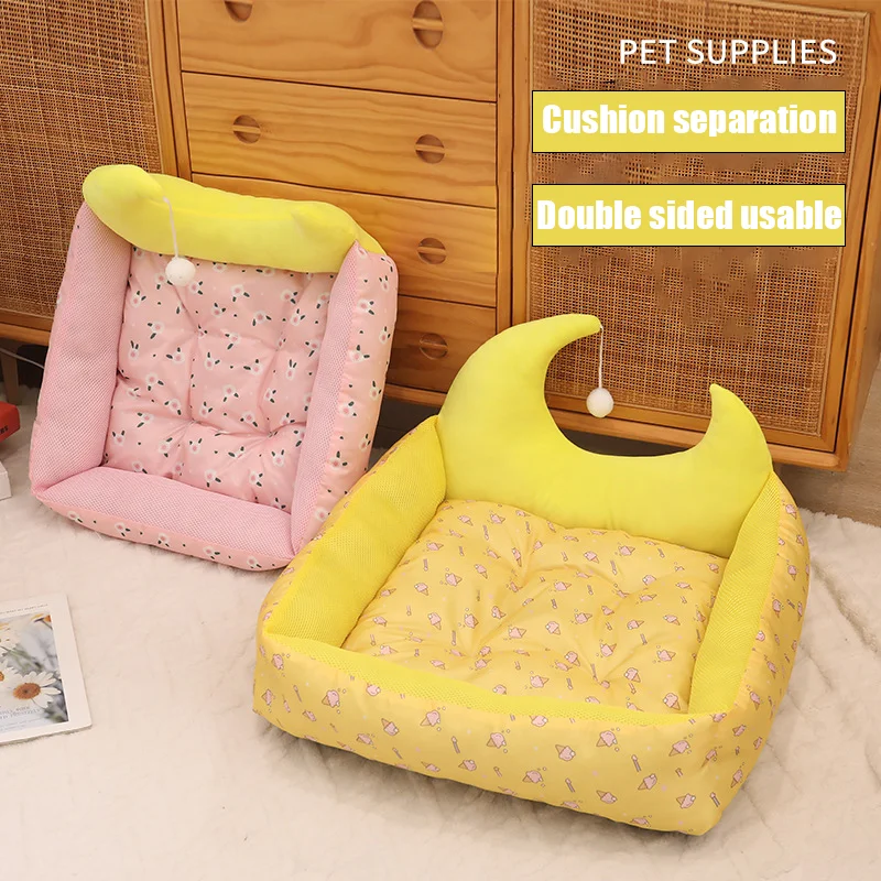 Super Maan Kat Bed Warm Slapen Kat Nest Beste Huisdier Hond Bed Voor Honden Mand Kussen Kat Bed Kat Mat Dieren Slapen