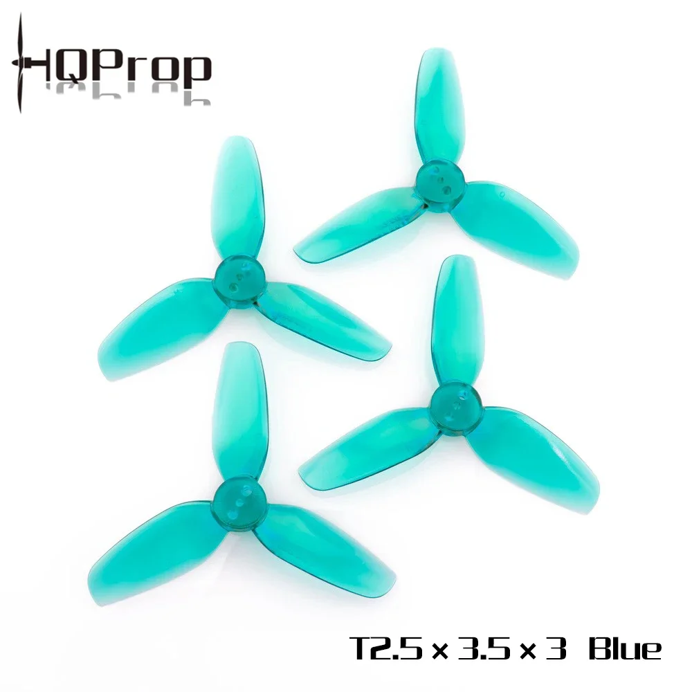 6Pairs(6CW+6CCW) HQPROP T2.5X3.5X3 2535 3-Blade Propeller (Random Color)