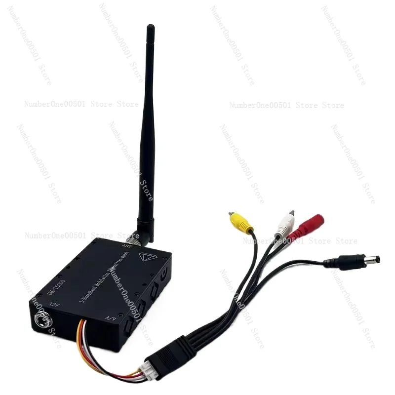 1.2G5W High-power Wireless Audio and Video Transmitter 1.2G Wireless Surveillance Video Transmission Transmitter Receiver