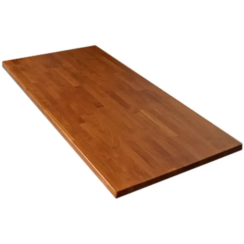 Contemporary Square Solid Beech Wood Restaurant Dining Table Durable Butcher Block Design Modern Water Resistant Hotel