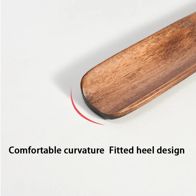 جديد المتقدمة خشب متين أبواق الأحذية 15-31 سنتيمتر مقبض قصير الحذاء النساء الحوامل المسنين الأحذية ملعقة المنزل فندق الأحذية ملعقة 1 قطعة