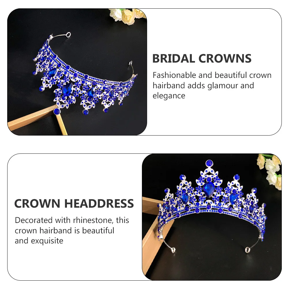 

Rhinestone Alloy Wedding Bridal Hairb s Prom Party Gifts Hair Styling Tool Elegant Wedding Hairb Headdress