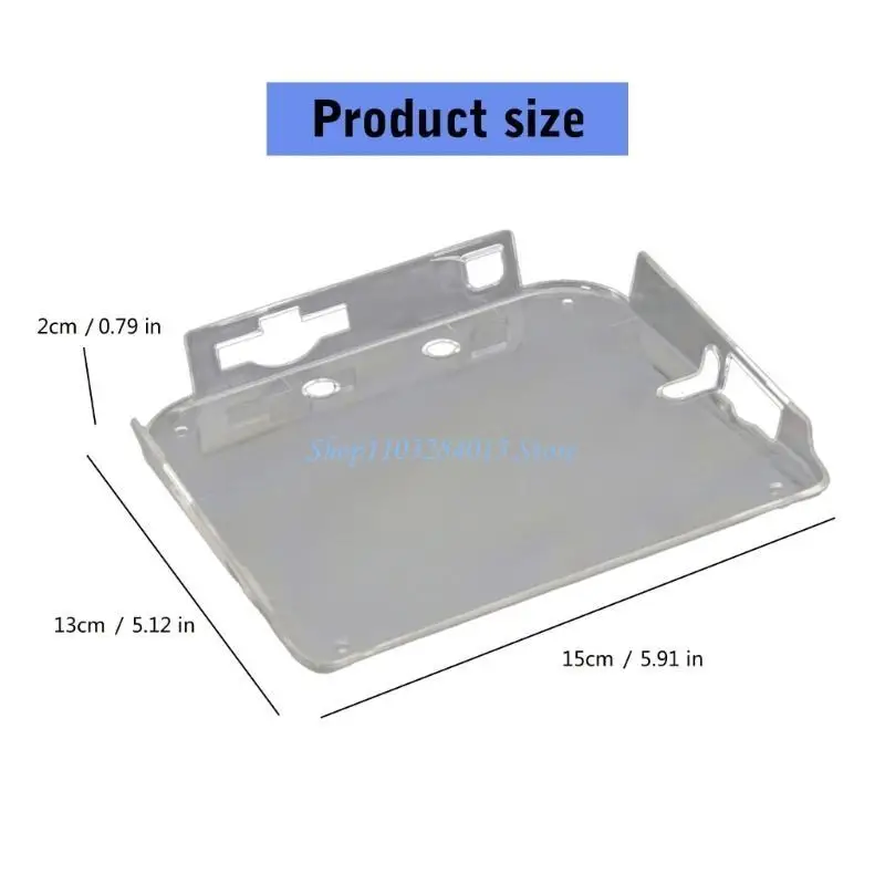 R6FF -Schutzabdeckung für 2DS -Konsole Clear Antidust Shell Haltbarkeit Protectors