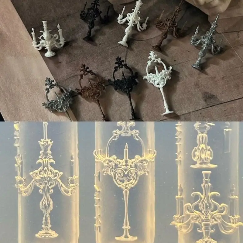 マニキュアデザインツール、かわいい豚の3Dネイルモールド。伝統的な中国風のキャッチーな花瓶キャンドルホルダー