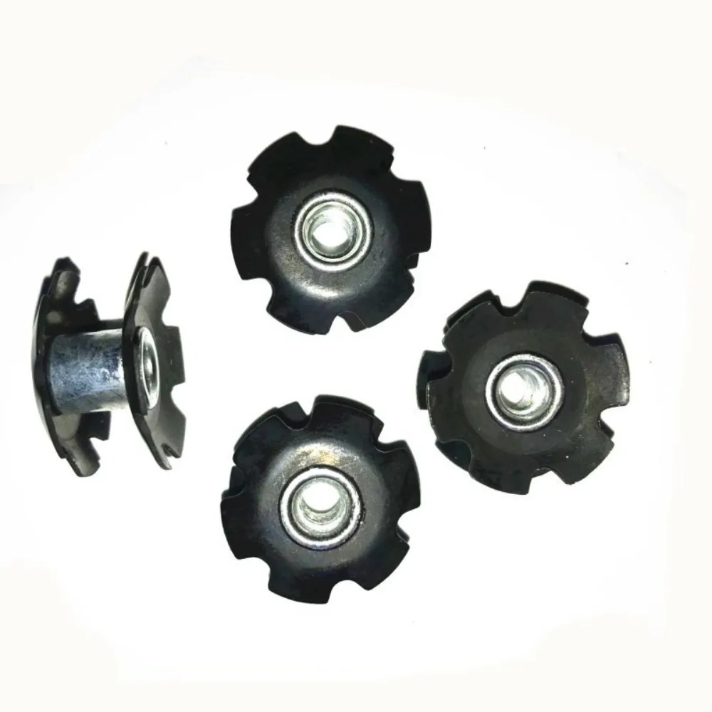 

10pcs Mountain Bike Fangled Nut MTB Cycling Steer Tube for 28.6mm Bicycle Headset Star Nut Dustproof Top Cap Cover