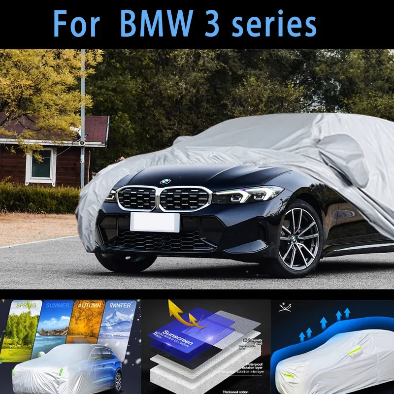 

For BMW 3 series Car protective cover,sun protection,rain protection, UV protection,dust prevention auto paint protective