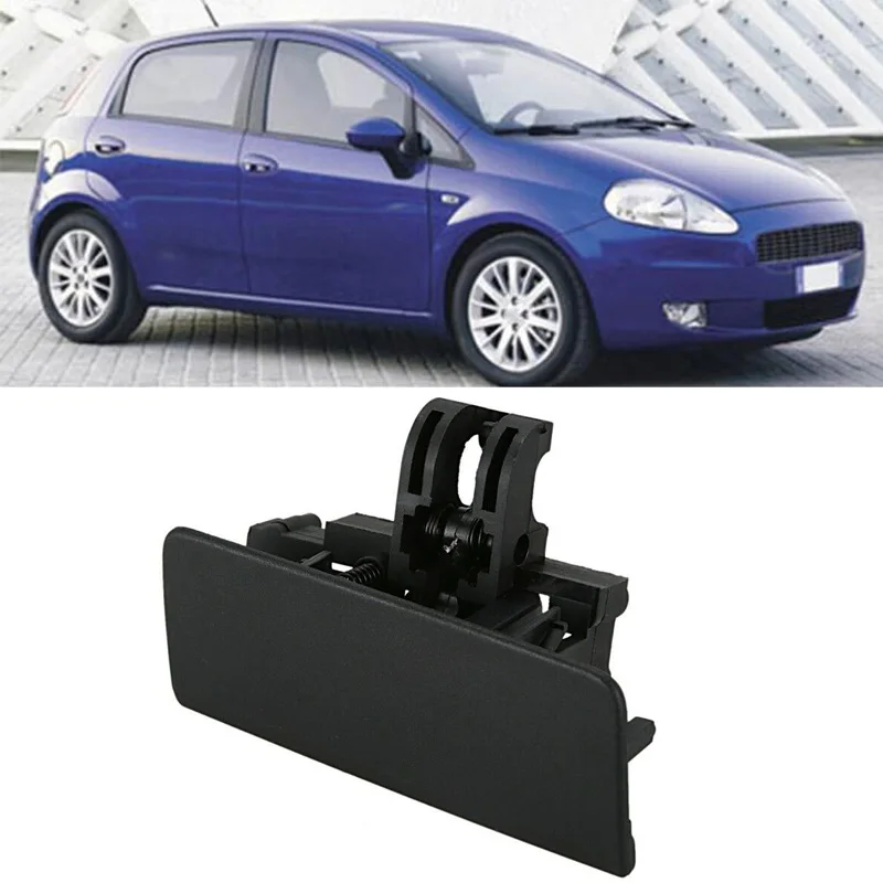 Front Black LHD Car Glove Box Front Lid Handle Catch Plastic 735426145 Fit For Fiat Grande Punto Car Accessories