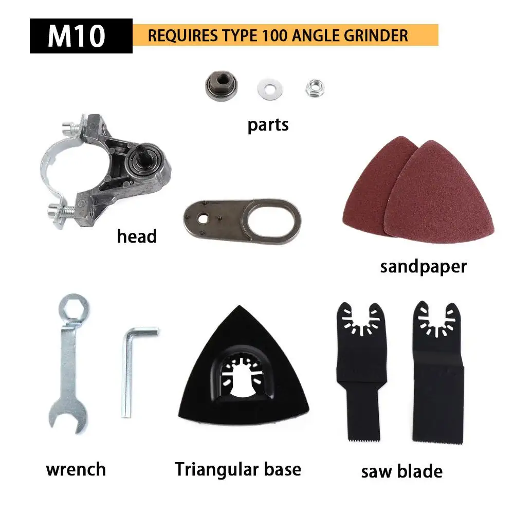 

Universal Treasure Angle Grinder To Universal Conversion Cutting Angle Grinder Universal Head Adapter M10 Thread Polishing