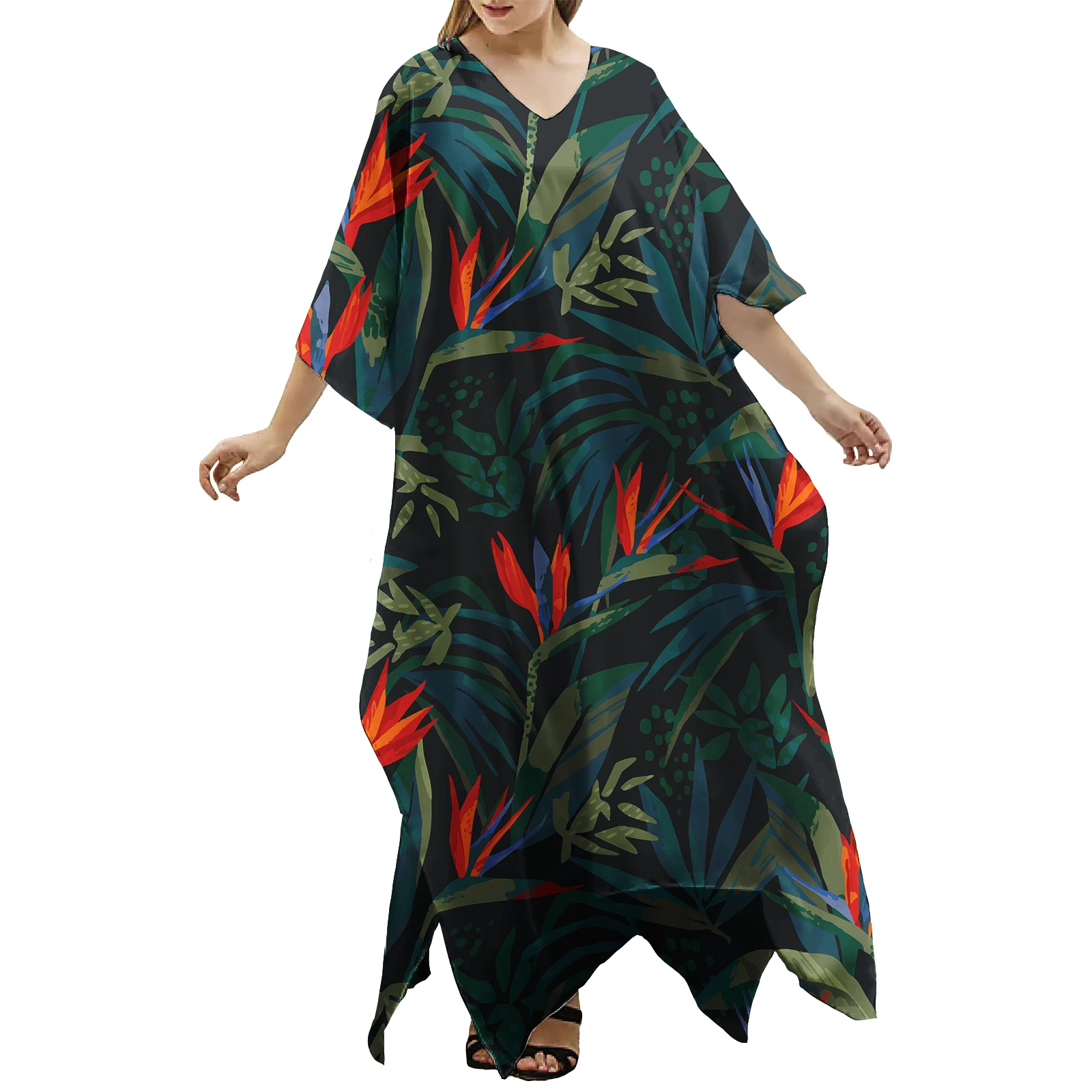 Samoan Puletasi Eleganckie sukienki Island Maxi Sukienka wakacyjna Polinezyjskie plemienne sukienki Kaftan Niestandardowe ubrania damskie Plus Size