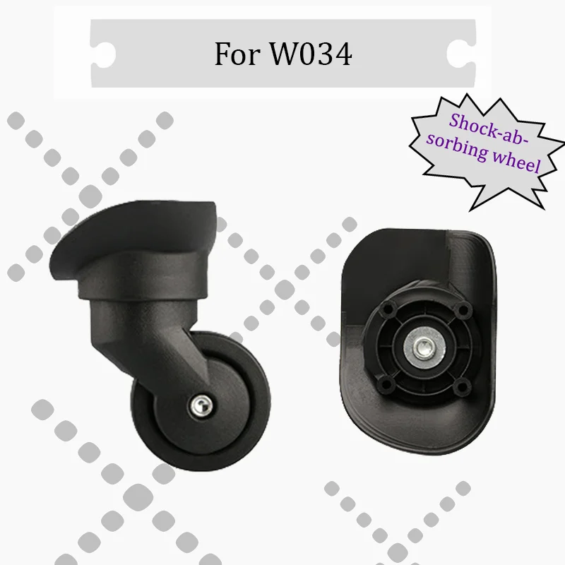 

For W034 Heavy-Duty Luggage Wheel Replacement - Durable Universal 360° Swivel Castor Easy Installation Suitable For Suitcases