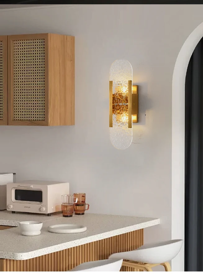 Nordic Modern High-End Marble Bedroom Bedside Lamps Living Room Wall Lighting Elegant Room Decor Marble Interior Wall Led Lights