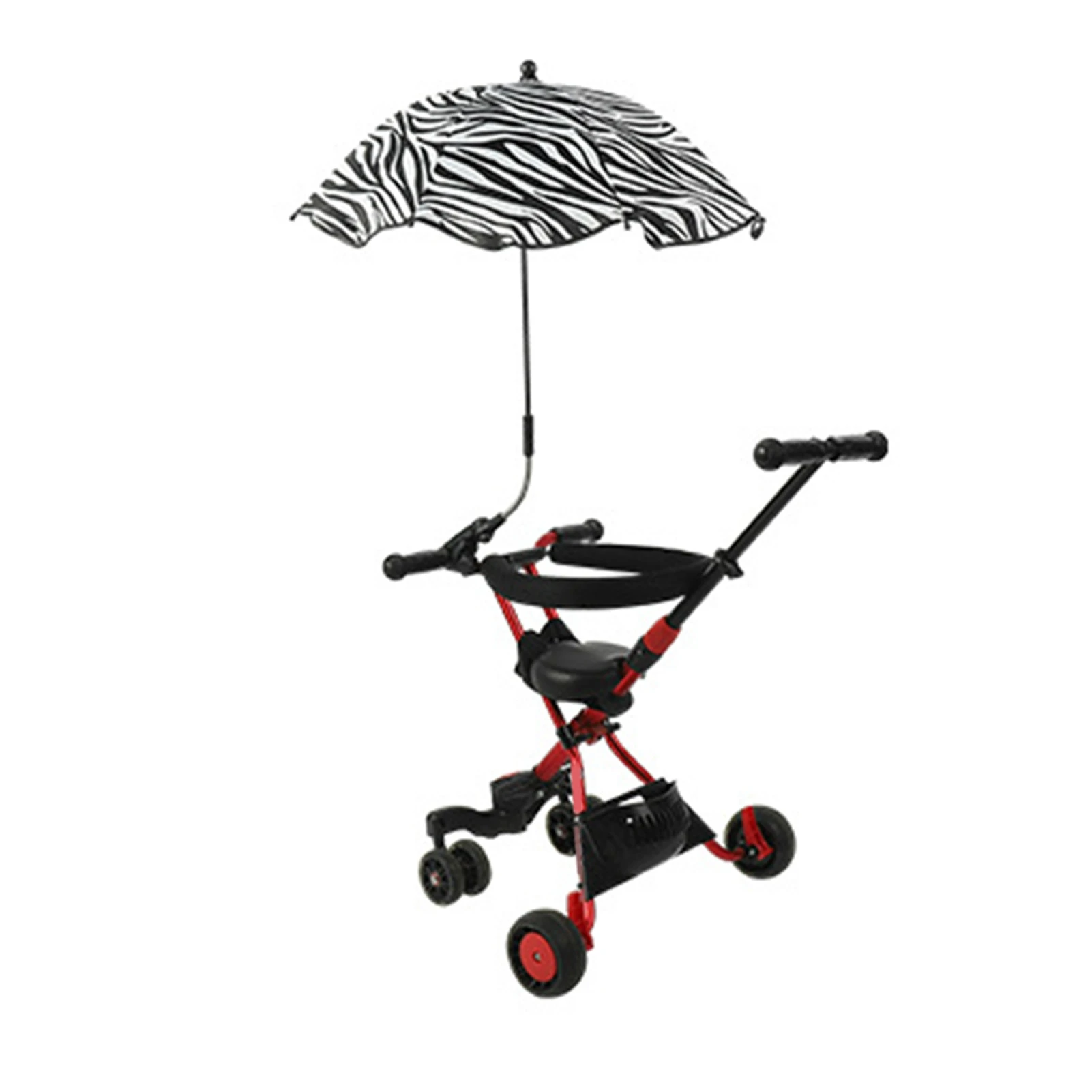 Baby Stroller Umbrella UV Protection 360 Degree Adjustable Automatic Waterproof Portable Stroller Sun Shade