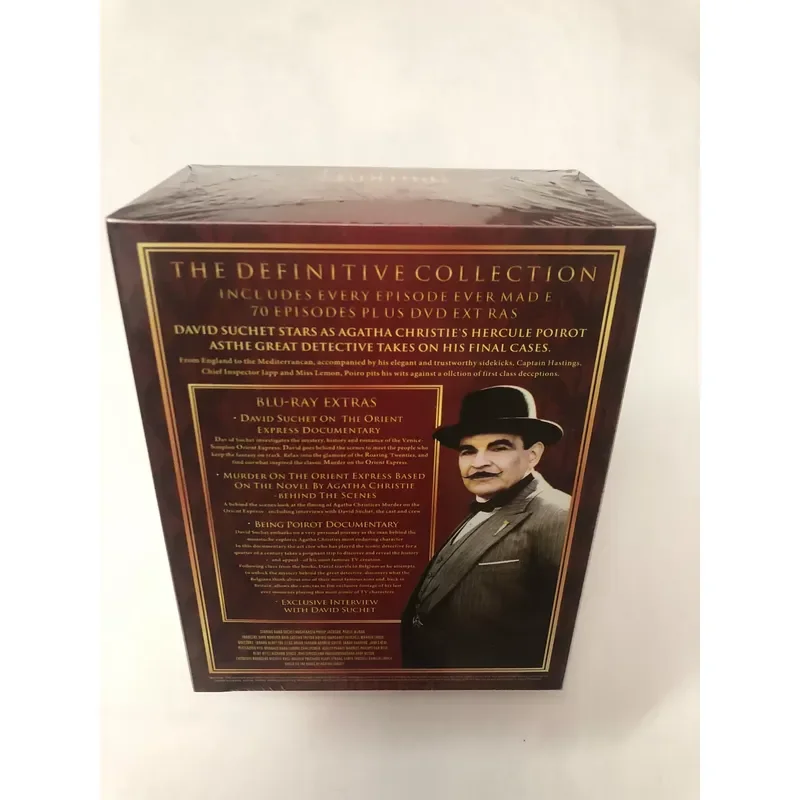 Detective Poirot Season 1 to 3 with Chinese and English Subtitles Brand New Unopened Box Set