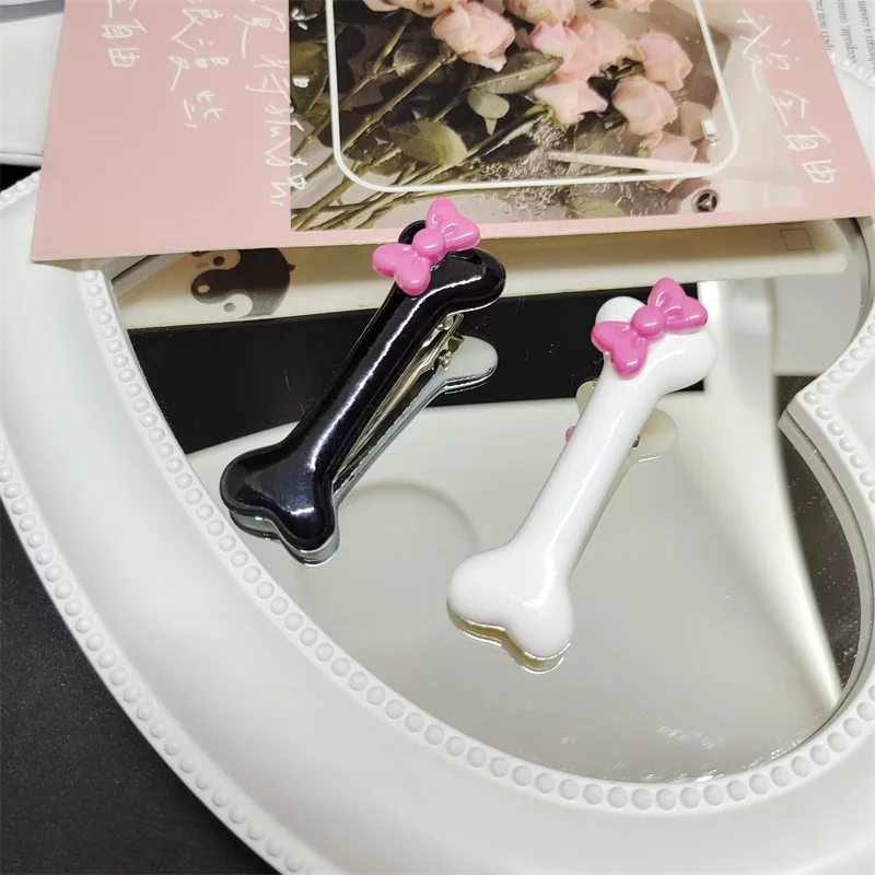 Dog Bone Design Pet Hairpin Fashion Creative Popular Dog Hair Clips Girls Lovely Barrettes Styling Pet Hair Accessories