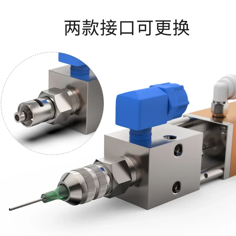 QLH21B micrometer thimble dispensing valve precision dispensing valve UV glue ink alcohol dispensing valve pneumatic