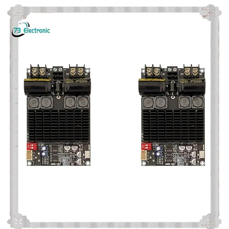 Modul Papan Amplifier Digital 2X Pengiriman 24 Jam 2001 Pure Rear Stage High Power TPA3221 Stereo 100Wx2 Bridge Mono 200W