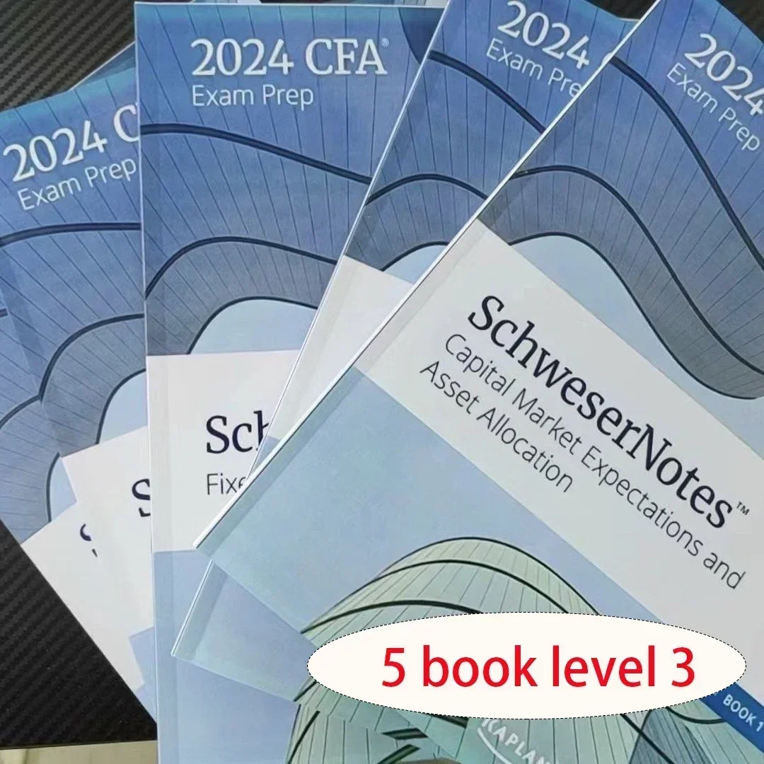 Books of2024 CFA Level 1 Level 2 Level 3 English Notes Chartered Financial Analyst Paper Edition Textbook DIFUYA