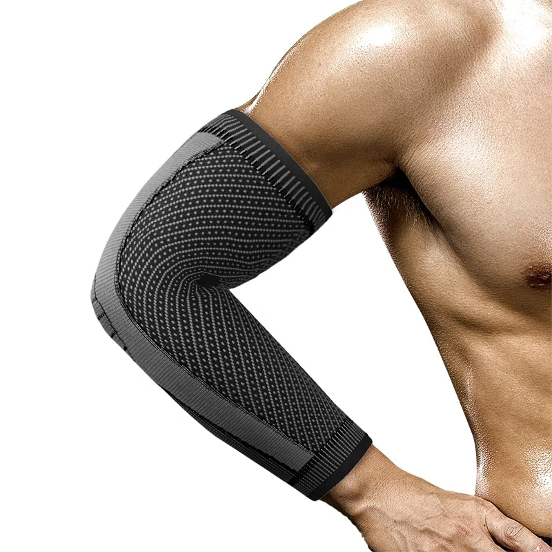 1pc elastic elbow support compression sleeve arm elbow support sports basketball golfer tennis men and women