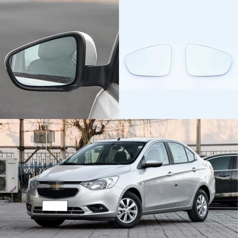 Dla Chevrolet Sail 3 2015-2018 Akcesoria samochodowe Lusterka wsteczne Szkło zewnętrzne Lusterko boczne bez ogrzewania