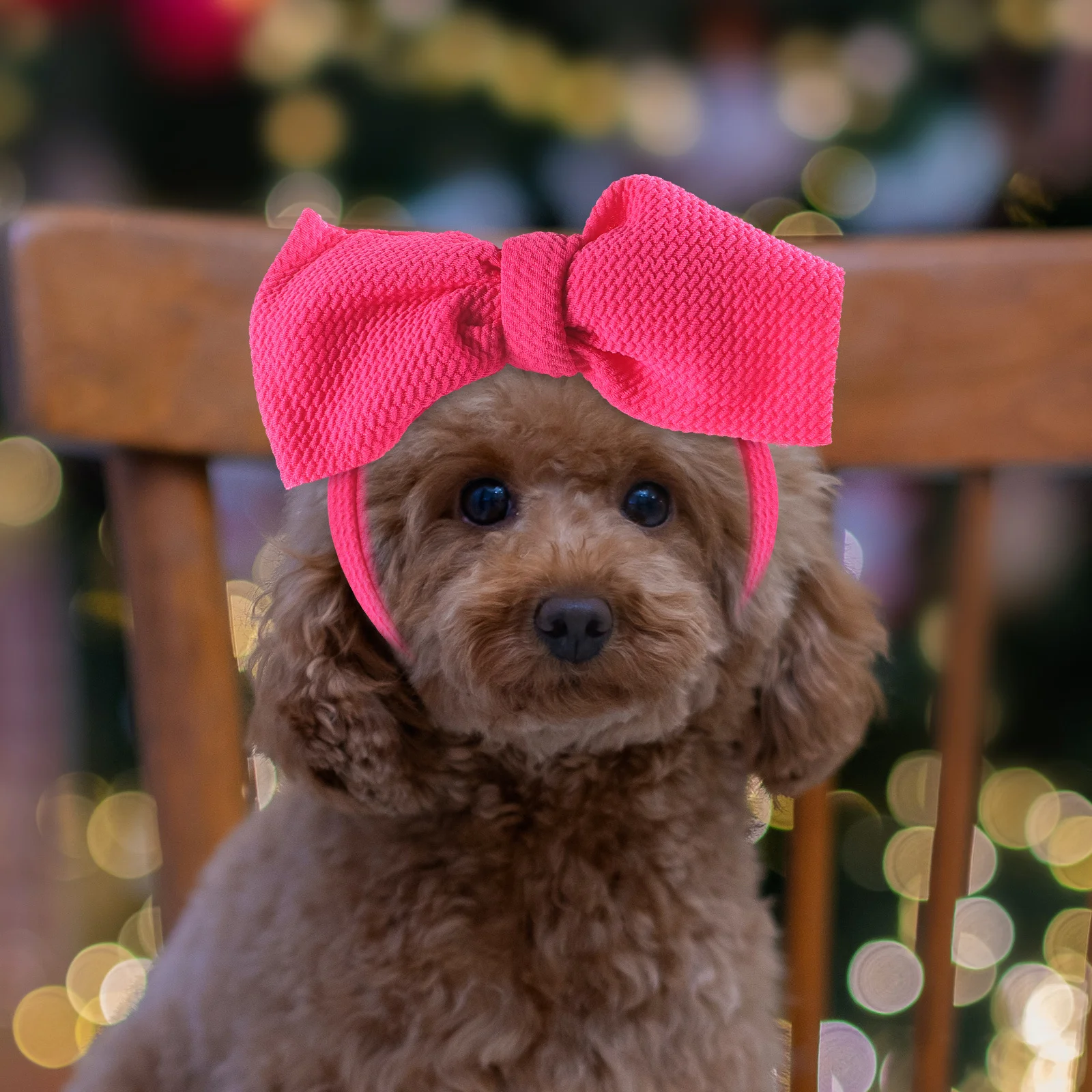 

Dog Headband Pet Hair Accessory Adjustable Bow For Puppy Cat Party Festival Supplies Costume Headdress Pet Props Polyester