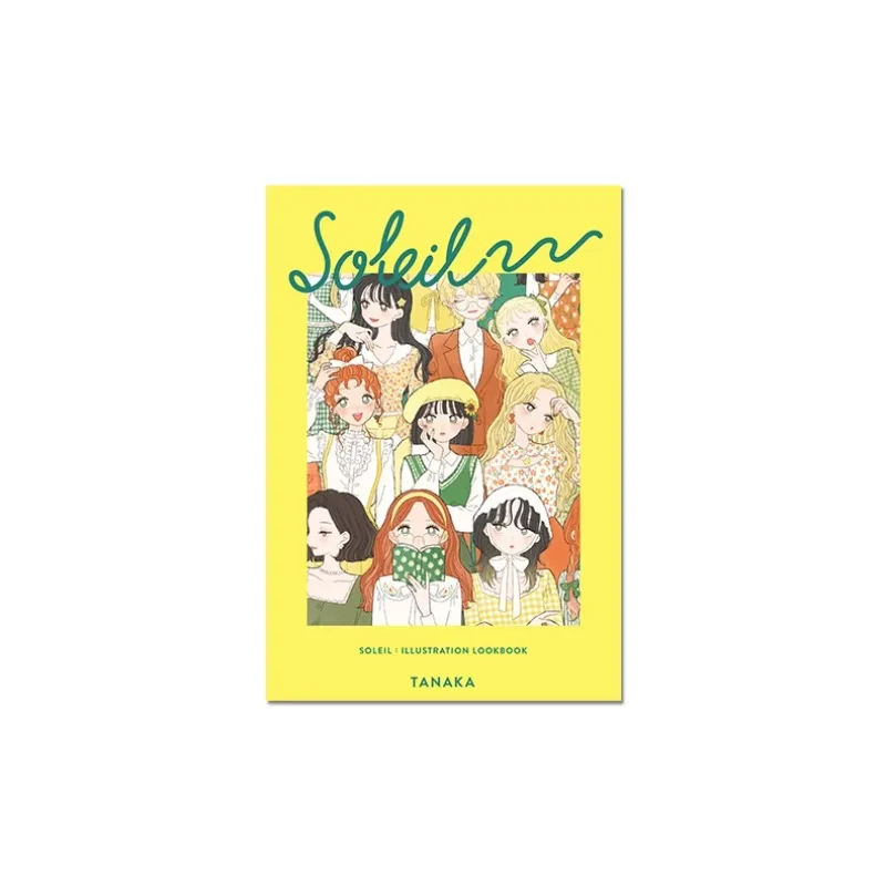 

"Soleil:illustration Lookbook" Tanaka Works Japanese Fashion Clothing Illustration Collection, Art Collection, Drawing Gift