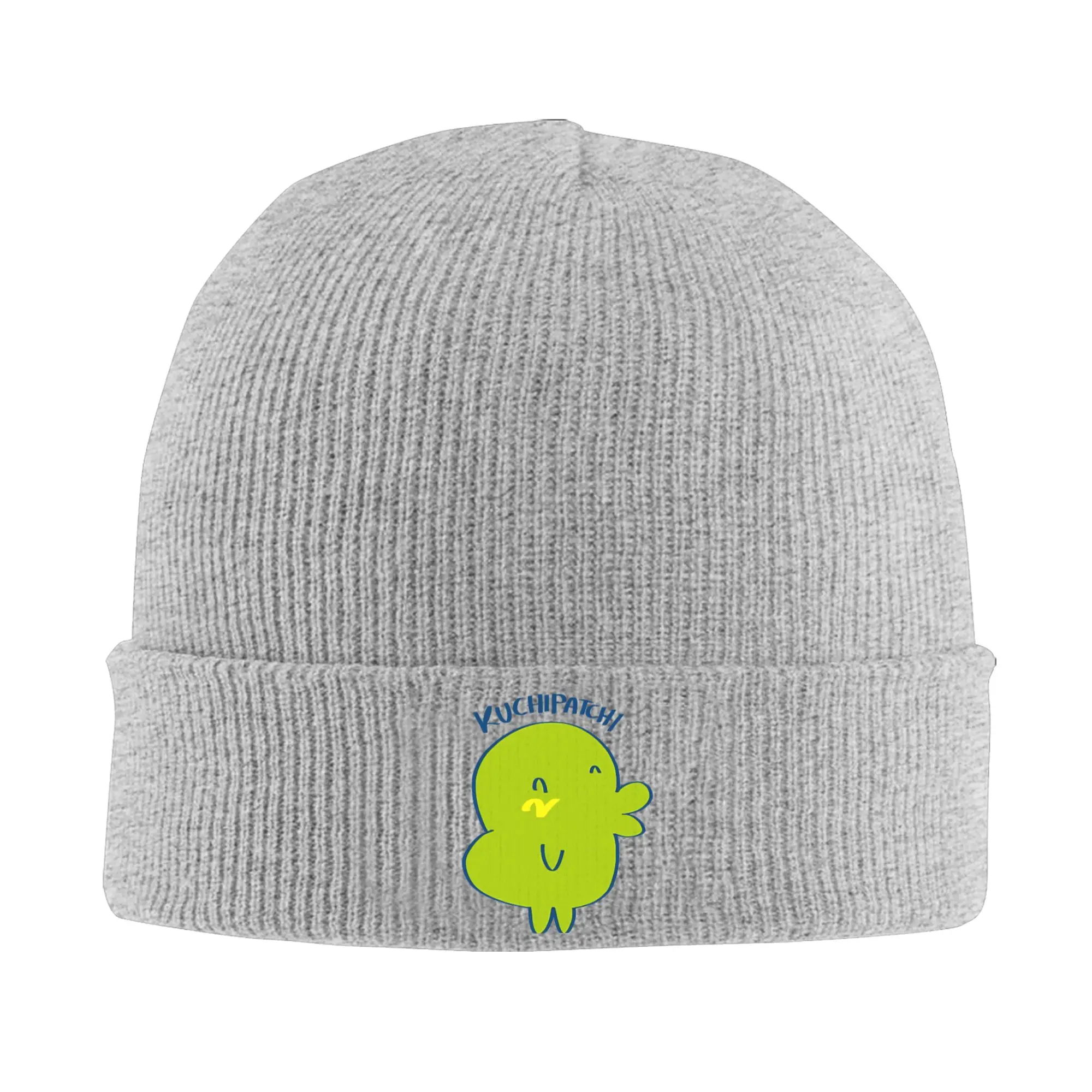 The Friend Shape of Kuchipatchi Knitted Hat  Funny Caps Unisex Adult Hippie Beanie Hats Winter Graphic Head Wrap Bonnet Hats