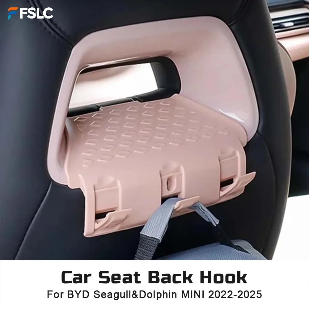 

⭐Genuine⭐ Seat Back Hook For BYD Seagull&Dolphin MINI 2022-2025 Rear Vehicle Storage Unified Multi Functional Hooks ABS plastic