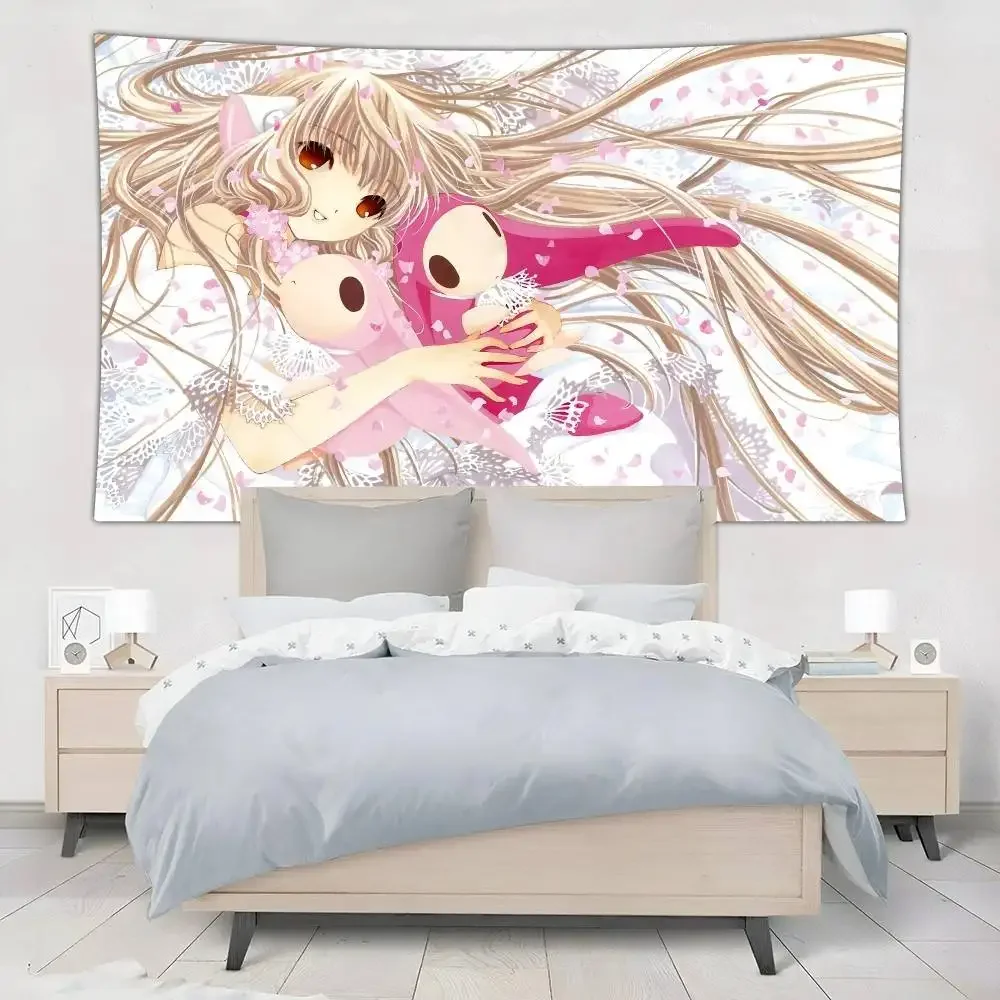 Anime Chobits Cartoon Tapisserie Wandbehang Tapisserie Art Deco Decke Vorhang Hängen Zu Hause Schlafzimmer Wohnzimmer Dekor