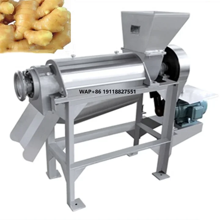 Ginger Juicing Processing Machine Screw Press Ginger Juice Extractor Machine Ginger Juice Extracting Machine