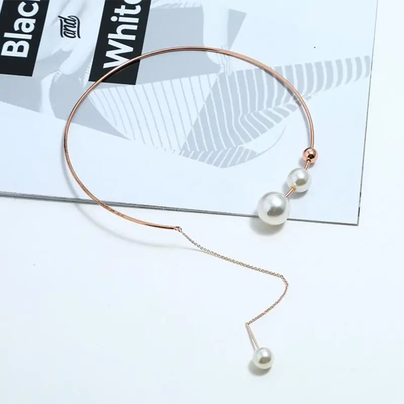 Pendants Pearl Necklace Long Trendy Temperament Necklace Multilayer Sweater Clavicle Chain Women Luxury Jewelry Gift