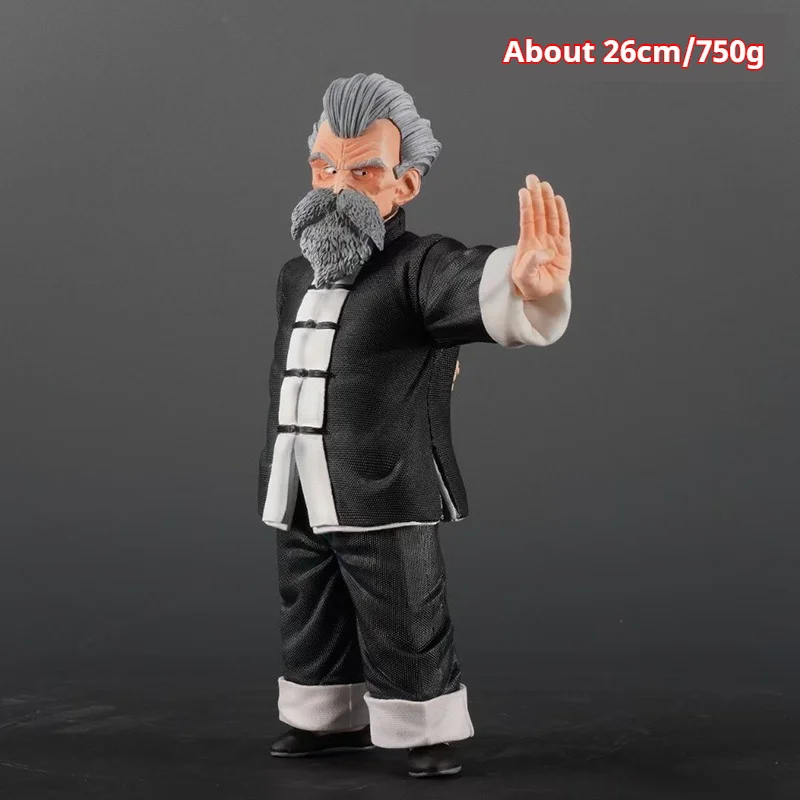 26cm Dragon Ball Master Roshi Anime Action Figure Tai Chi Uniforms Roshi Kame Sennin Model Collectible Ornament Boys Gift