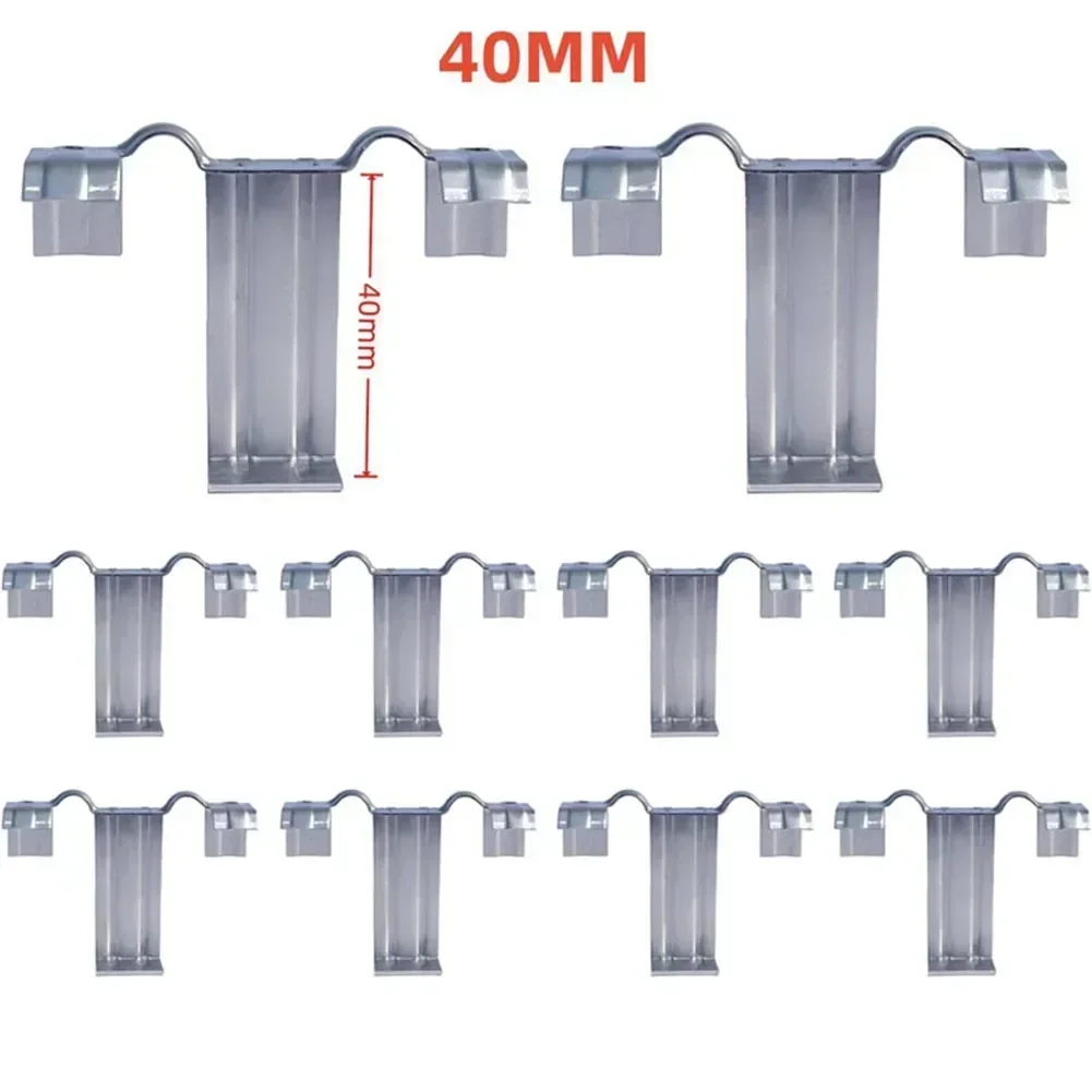 10pcs 30/35/40mm Solar Panel Water Drainage Clips PV Modules Cleaning Clips For Water Drain Photovoltaic Panel Water Drain Clips