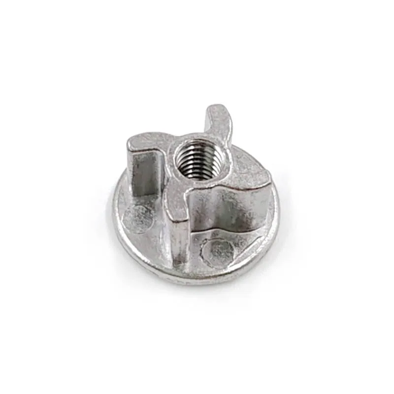 4 Teeth Metal Cross-shaped Helical Gear Screw Hole Blender Accessories Spline Soy Milk Machine Repair Parts