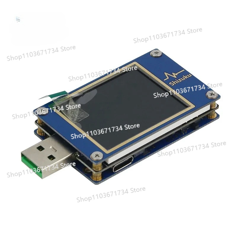 

USB Tester Meter PD Tester Voltage Ammeter Quick Charge Data Cable Charging Head Programmable YK001