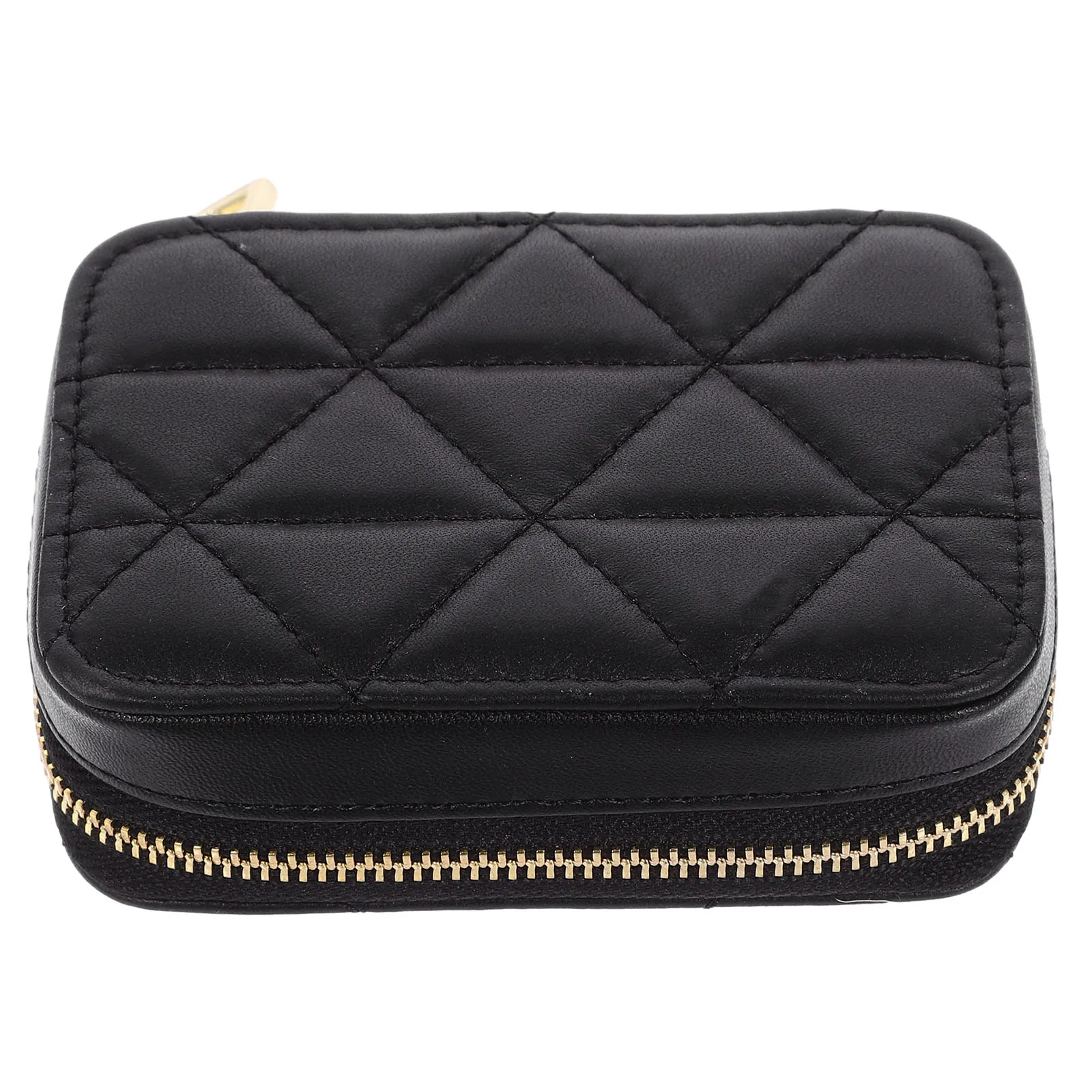 

Storage Bag Lipstick Mirror Makeup Travel Cosmetics Charm Cases Holder Black Man