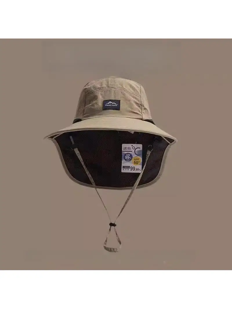 

Outdoor Fishing Cap Unisex Summer UV Protection Neck Covering Sunshade Hat Parent-Child Style Camping Mountaineering Hat