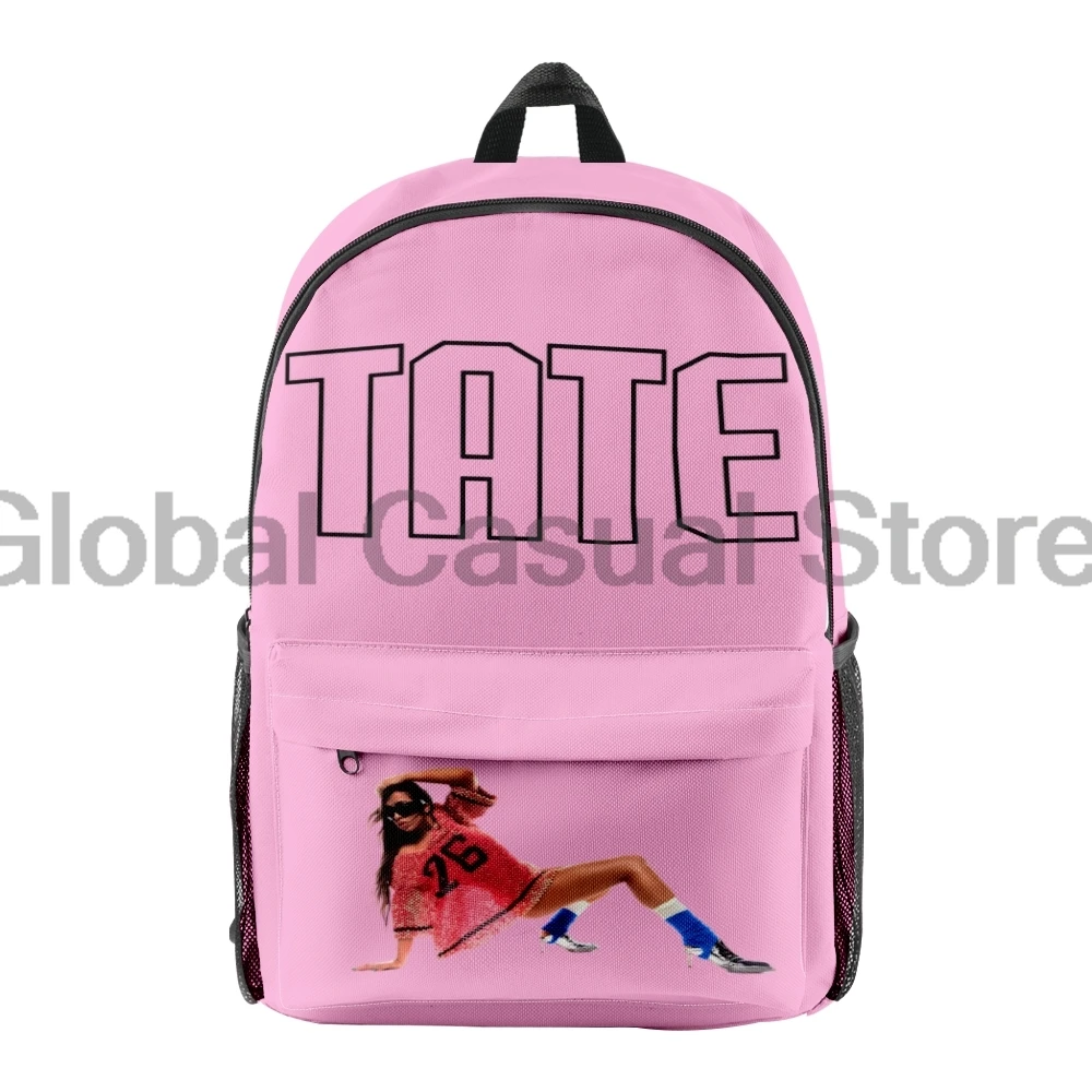 Tate McRae Merch Backpack 2024 Think Later Tour Women Men Rucksack Fashion Travel Bag Casual Daypack