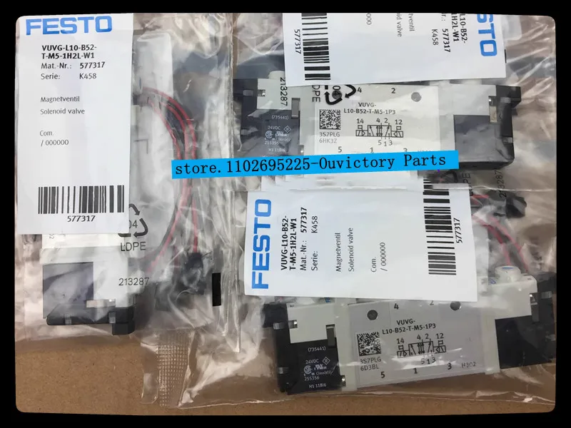 

New original FESTO solenoid valve Vuvg-L14-M52-AT-G18-1Hwa-L-W1 576256 566499