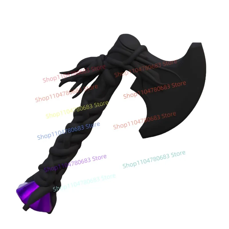 Bloc de construction MOC Ghost Tomahawk, sceptre, armure, accessoires, Mini figurine, modèle d'assemblage, ornements, Anime, jouets de rôle TV, cadeaux