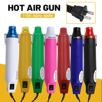 Electric Mini Handheld Heat Gun Fast Heat 300W Portable Heat Gun US Plug 110V Power Hot Dryer for DIY Shrink Tubing Rubber Stamp