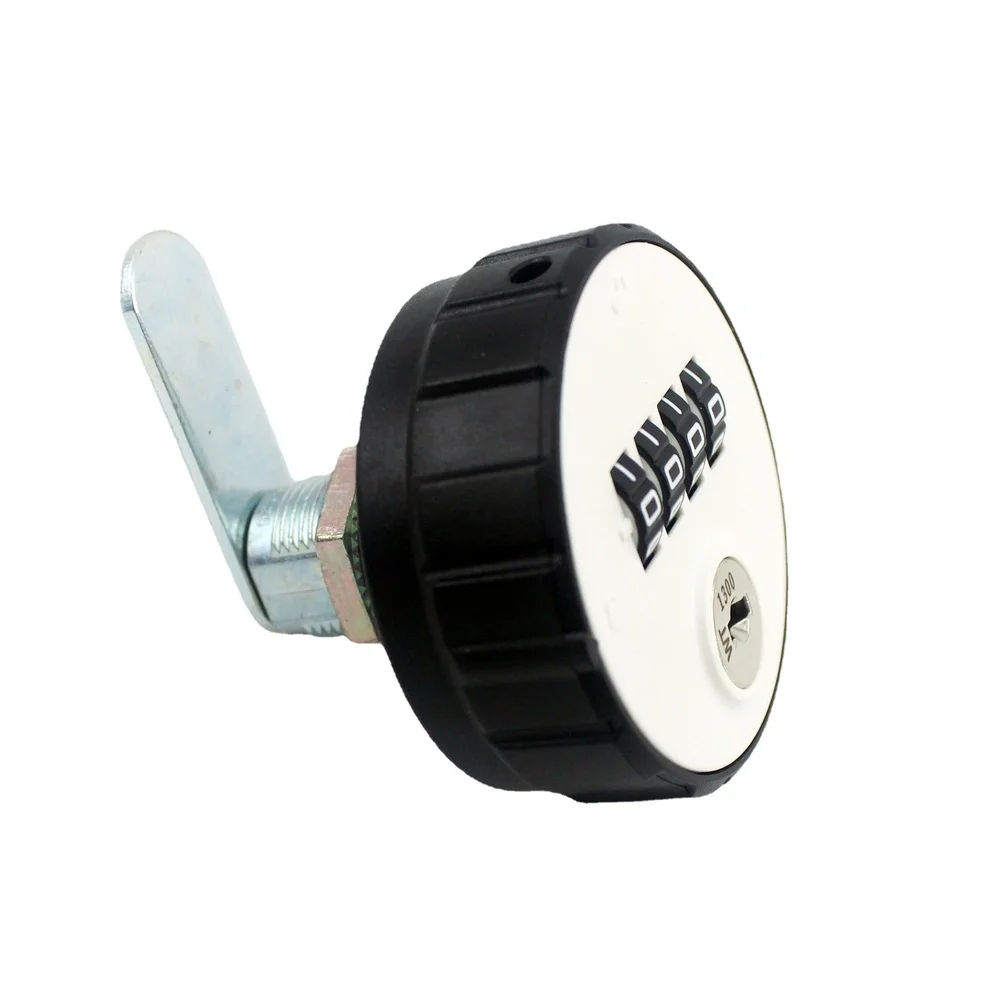 Zinc Alloy 4 Digit Code Lock for Cabinet Drawer Locker For Mailbox with Master Key Long Lasting 39mm Diameter 5.8x5.8cm