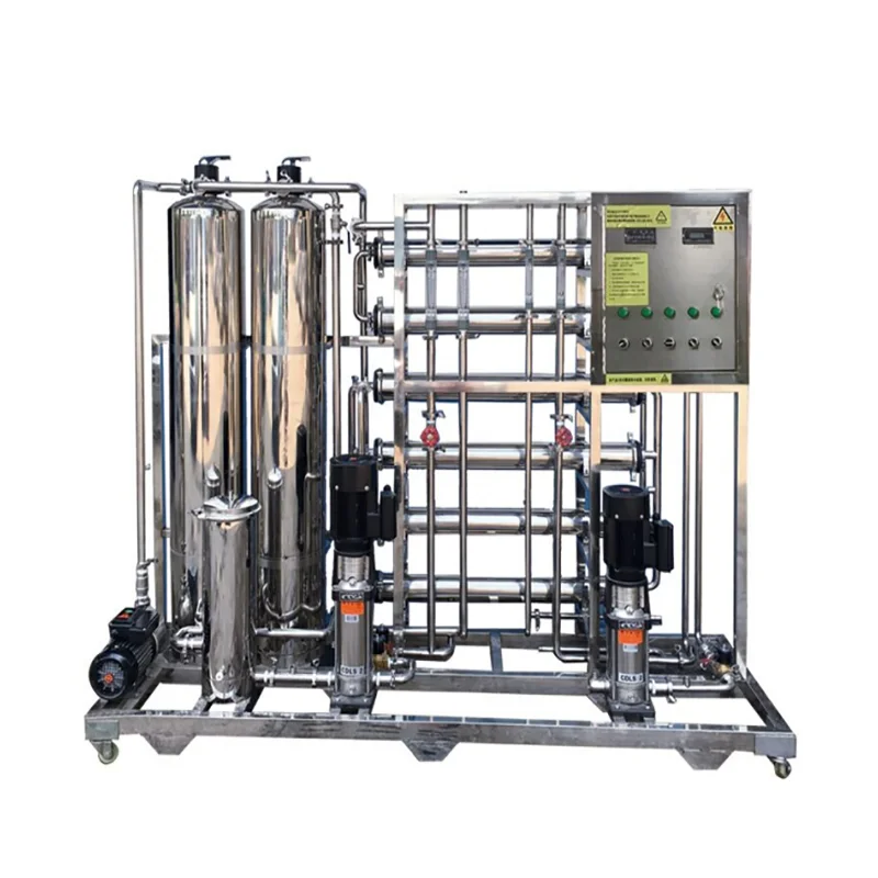 Reverse Osmosis Water Treatment Equipment with Filtration Pump Motor Engine 0.25-10 Tons/Hour Capacity