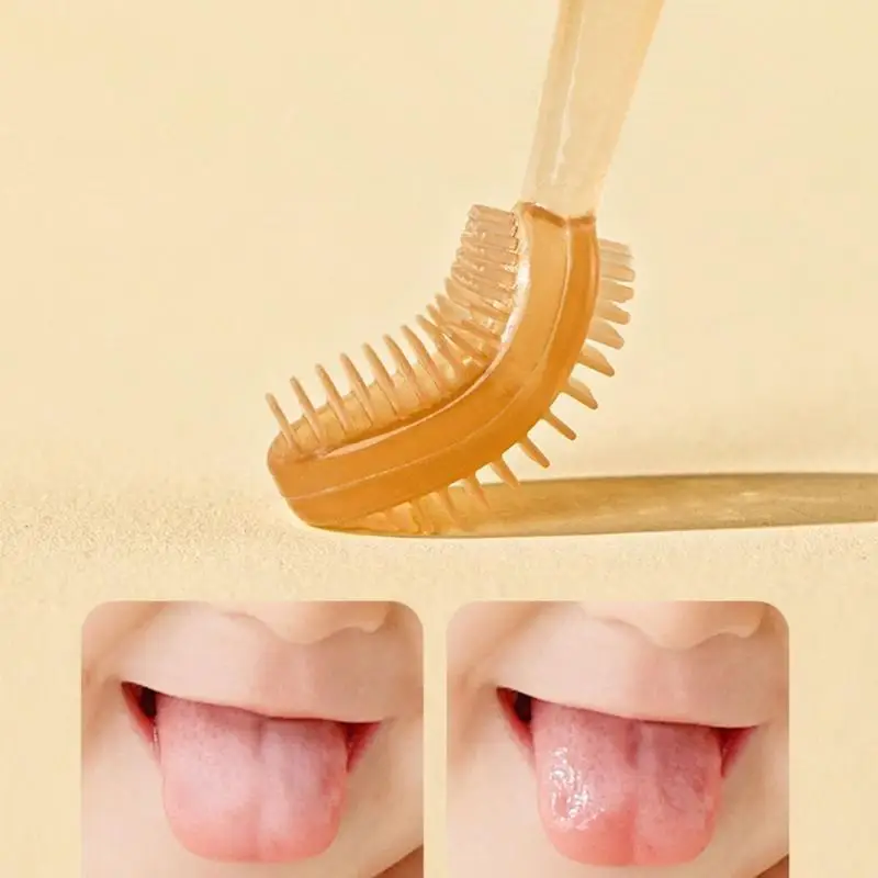 

U13F Manual Training Tooth Brush Soft Silicone Brush Teeth Cleaning