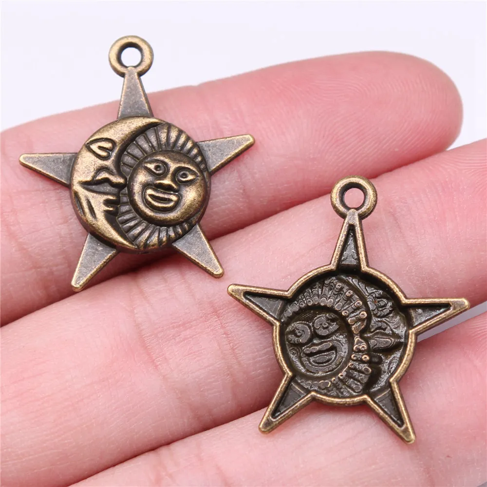 チャーム ペンダント サン ムーン ボヘミアン ジュエリー