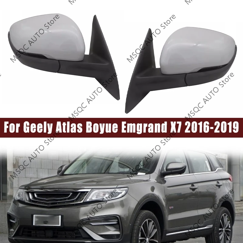 

For Geely Atlas Boyue Emgrand X7 2016-2019 Auto Outside Rearview Rear View Mirror Assembly Car With Electric Folding Camera