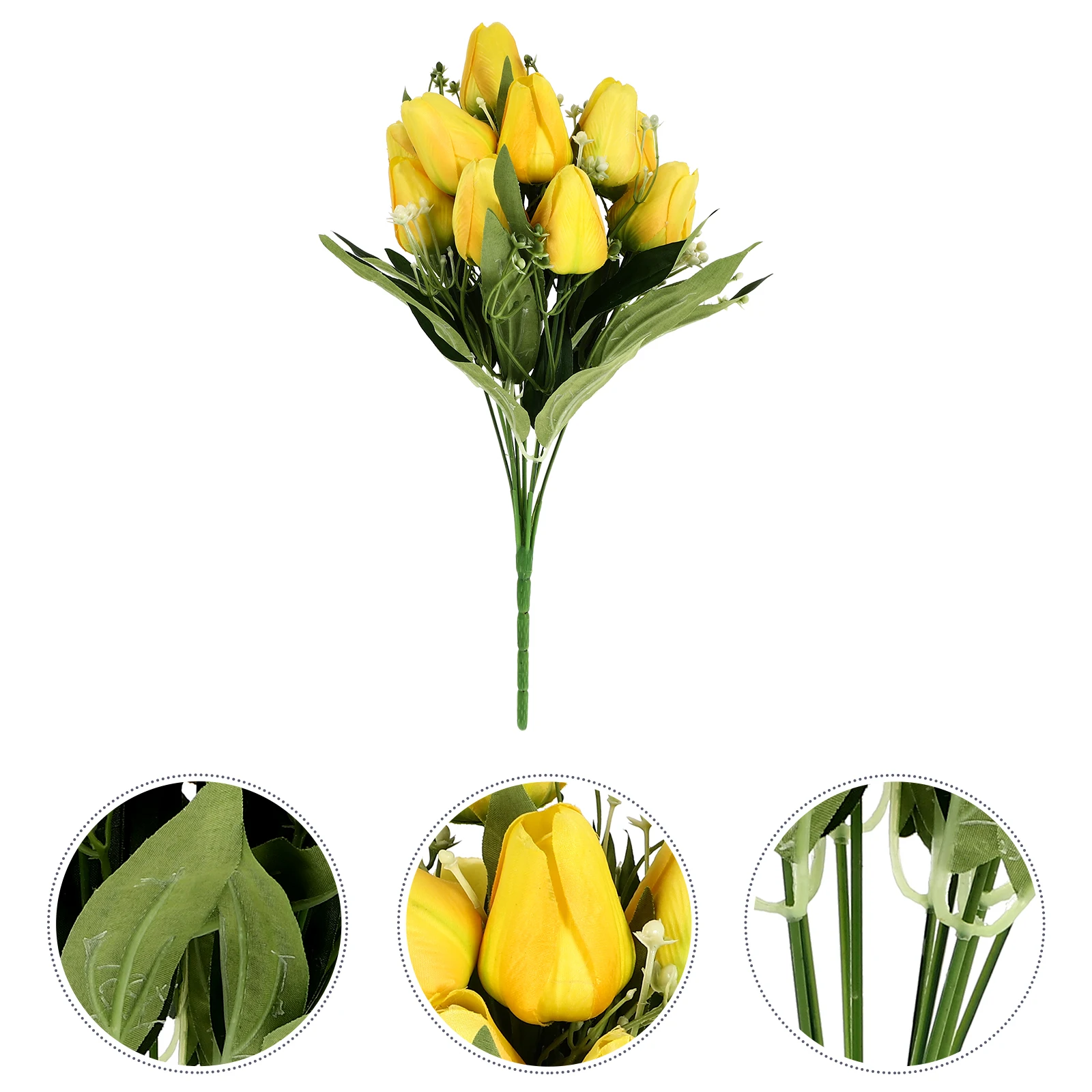 

1Pc Refined Artificial Bouquet Home Decor Lightweight Portable Plastic Fabric Indoor Outdoor Use