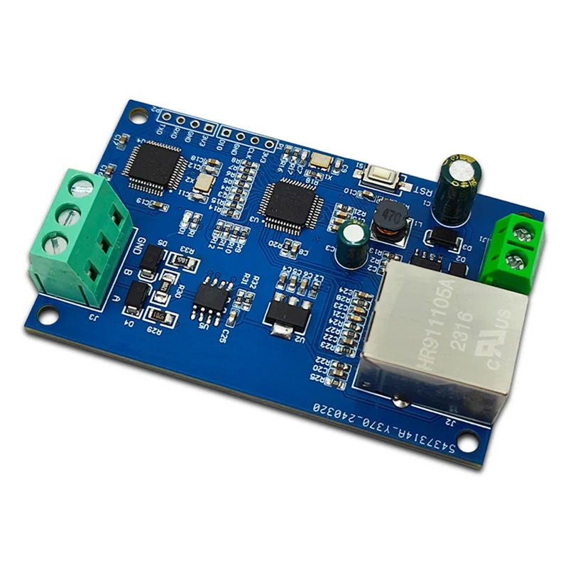 【Получшие предложения】RS485 к модулю Ethernet RS485 Последовательная передача к Ethernet Универсальная удобная портативная связь Mo