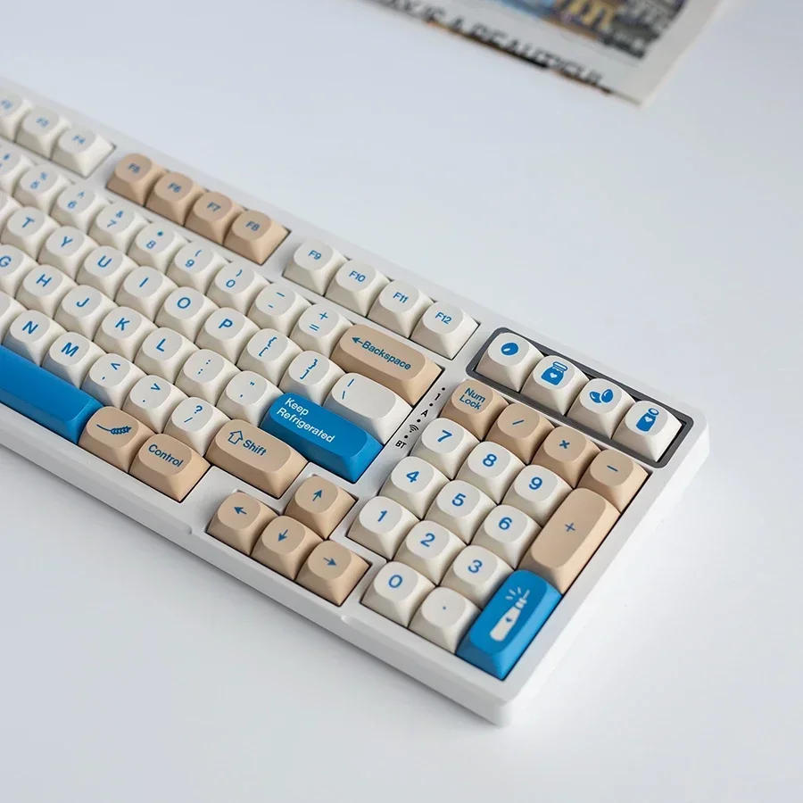 Sojamelk keycap MA hoogte pbt materiaal Sublimatieproces Past op 108 104 98 87 84 68 61 toetsen